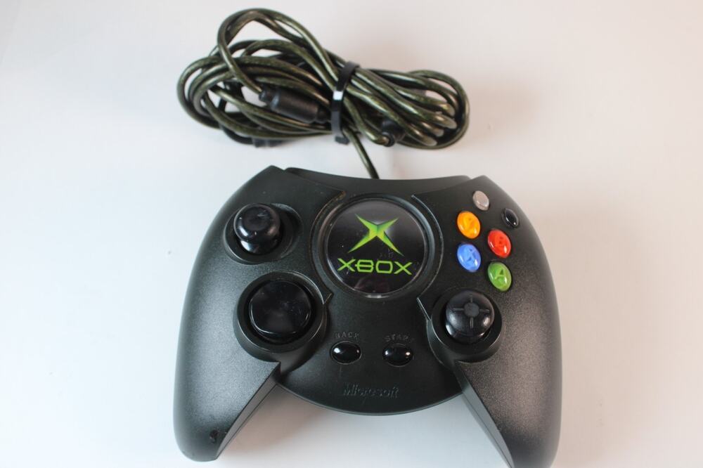 Xbox Duke Controller OEM Microsoft Original X08-17160 W/ Breakaway Cable TESTED